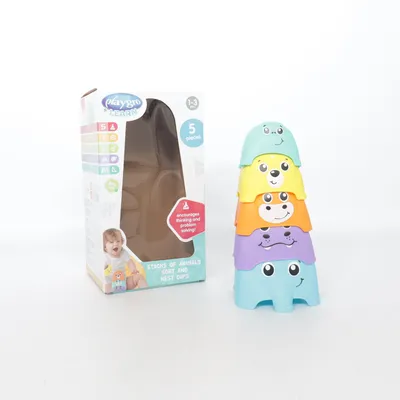 Jouet d'éveil (Stacks Of Animals Sort And Nest Cups) de Playgro