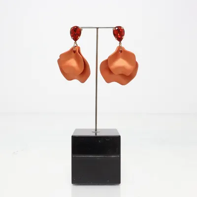 Örhängen (Orange, Röd) från Bow19 Rostfritt stål