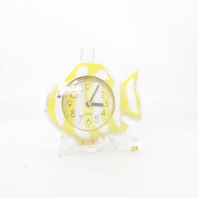 Wandklok (Geel, Wit)