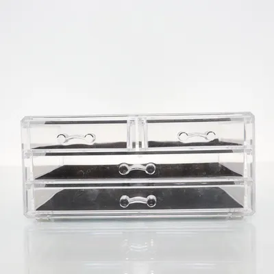 Smyckesförvaring (Transparent, Svart)