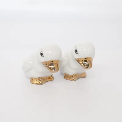 Figur (Hvid, Guld)