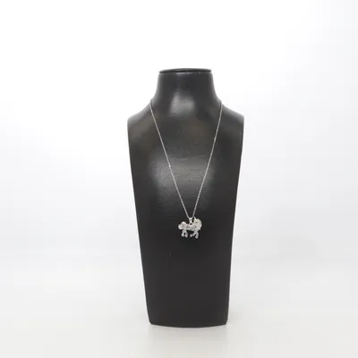 Necklace (Silver, Multicolored) Unknown metal