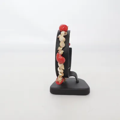 Bracelet (Red, Brown, Multicolored) Unknown metal