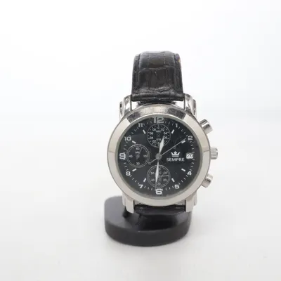 Armbandsur (Svart, Silverfärgad) från Sempre