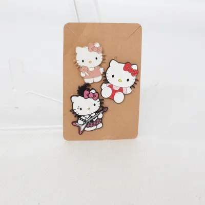 Pin (Vit, Flerfärgad) från Hello Kitty Okänd metall