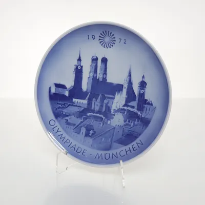 Väggtallrik (Olympiade München 1972) från Royal Copenhagen