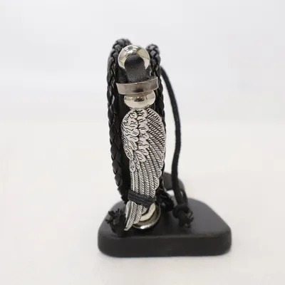 Armband (Svart, Silverfärgad) Okänd metall