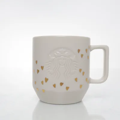 Mugg (Beige, Guldfärgad) från Starbucks