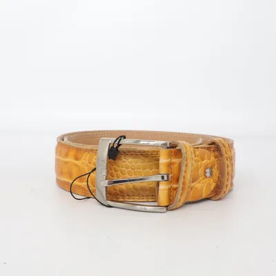 Belt (Brown) from Made in italy Leather