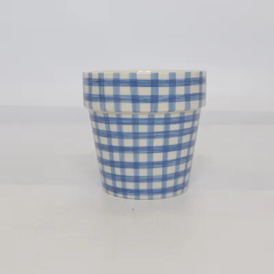 Pot (White, Blue)