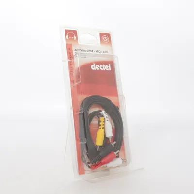RCA-kabel (4xRCA male/male 1,5m)