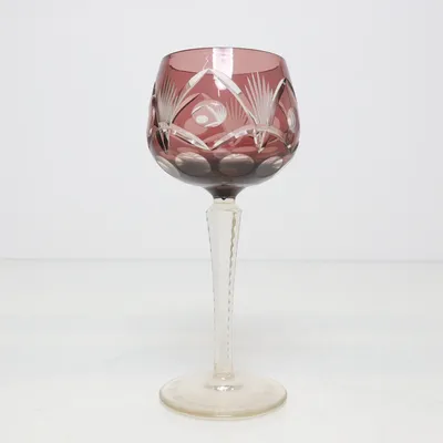 Wijnglas (Lila, Meerkleurig)