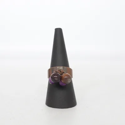 Ring (Lila, Bruin, Zwart) Onbekend materiaal