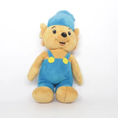Zacht speeltje (Bruin, Blauw, Geel) van Bamses Värld