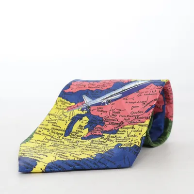 Tie (Blue, Multicolored) from Gold City