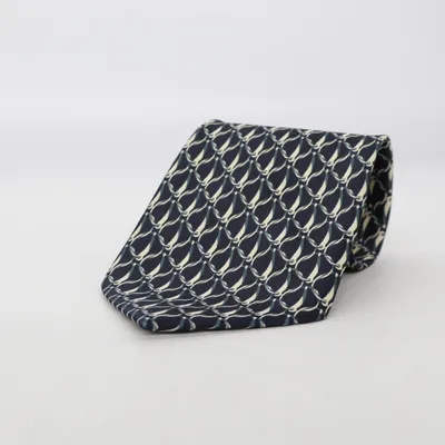 Tie (Blue, White) from Mercedes Silk