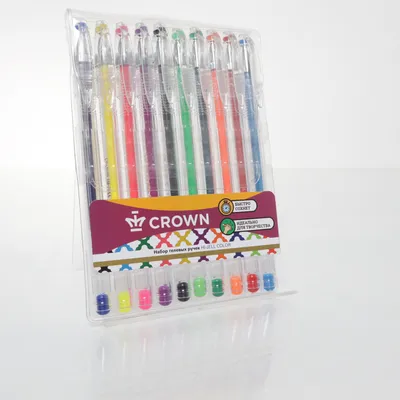 Pen (Transparent, Multicolored) from Crown