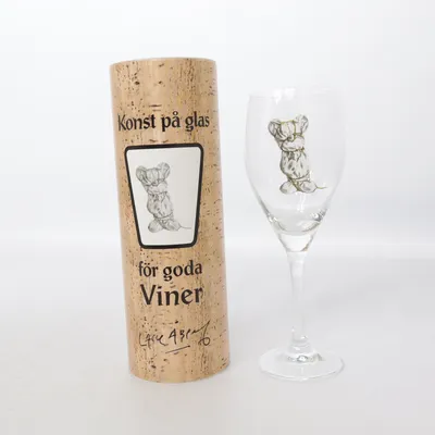 Vinglas (Flerfärgad) från Lasse Åberg