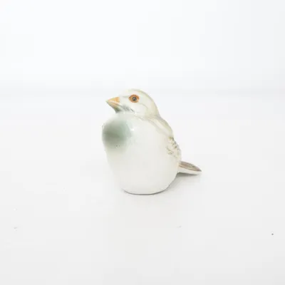 Figurine en porcelaine (Marron, Blanc, Vert)