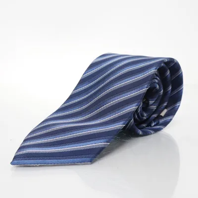 Stropdas (Blauw, Wit) van Bugatti