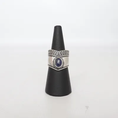 Bague (Argent, Bleu) Métal inconnu
