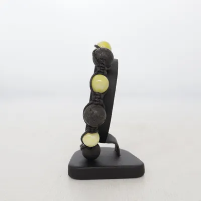 Bracelet (Black, Yellow) Unknown metal