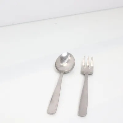 Salladsbestick (Silverfärgad) från Gense