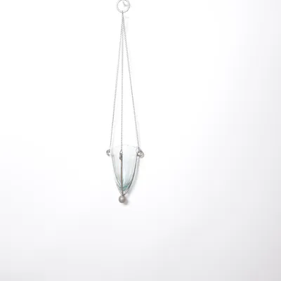 Suspension pour plante (Transparent, Argent)