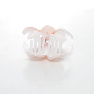 Hårklämma (Vit, Orange)