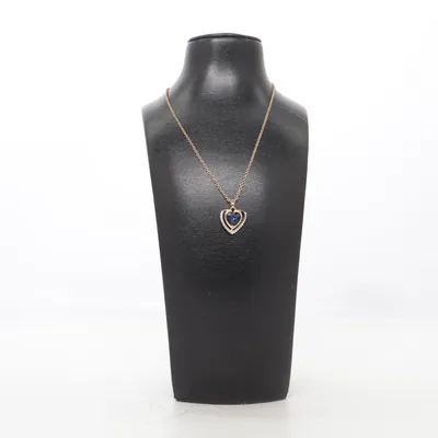 Necklace (Gold, Blue) from Montini Unknown metal