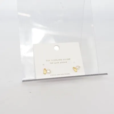 Earrings (Gold, White) from Caroline Svedbom Unknown metal
