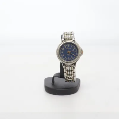 Armbåndsur (Sølv, Blå) fra Geneva