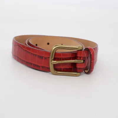 Bälte (Röd) från Polo Ralph Lauren Skinn