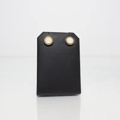Oorbellen (Goud, Wit) Onbekend materiaal
