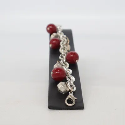 Bracelet (Rouge, Argent) de Pearls for Girls Métal inconnu