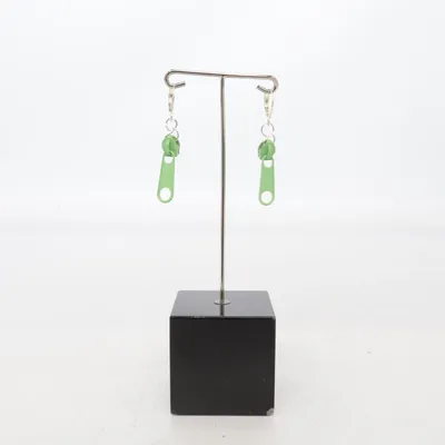 Boucles d'oreilles (Vert) Métal inconnu