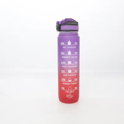 Water bottle (Purple, Red, Multicolored)