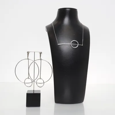 Jewelry set (Silver) Unknown metal