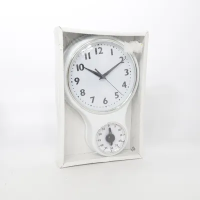 Wandklok (Wit)