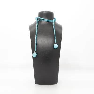 Halsband (Turkos) från Snö of Sweden Plast, Okänd metall