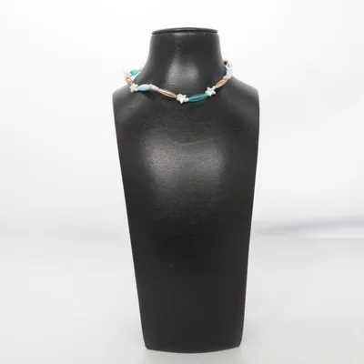 Collier (Bleu, Or, Multicolore) Métal inconnu