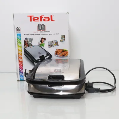 Bakredskap (Tefal SW852D Snack Collection, Sandwich, Waffelmaker, Antihaftbeschichte Platten, Spülmaschinengeeignet, 700W) från Tefal