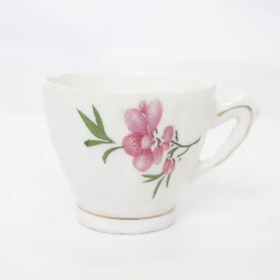 Cup (White, Pink, Green)