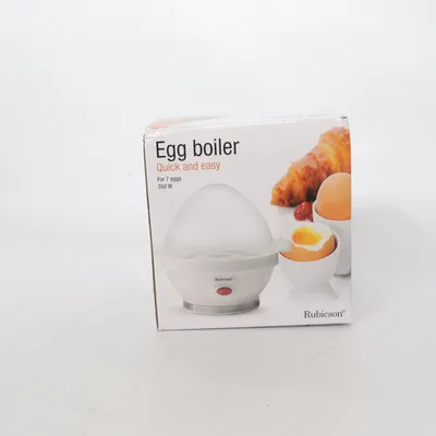 Egg cooker (White) from Rubicson