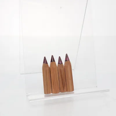 Brooch (Brown, Multicolored) Wood