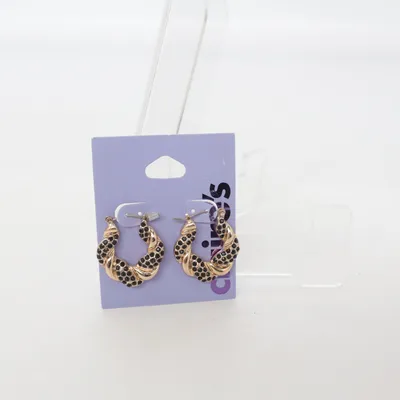 Örhängen (Guldfärgad, Svart) från Claire's Okänd metall