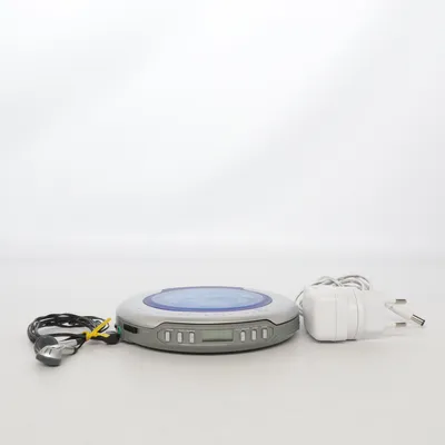 CD-afspiller (Blå, Sølv)