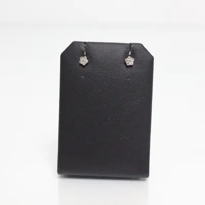 Örhängen (Grå, Vit) Okänd metall