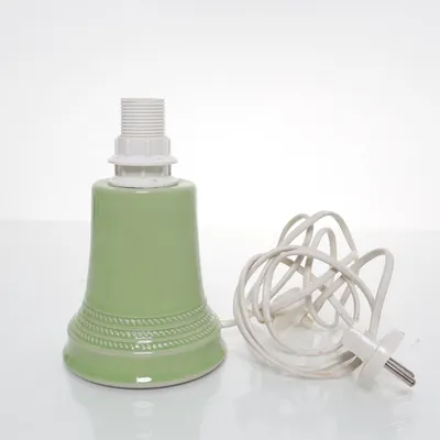 Lamp base (Green, White) from Höganäs Keramik