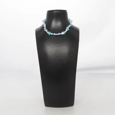 Collier (Bleu, Blanc) Métal inconnu